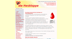 Desktop Screenshot of die-herzklappe.de