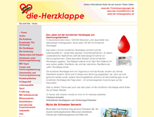 Tablet Screenshot of die-herzklappe.de
